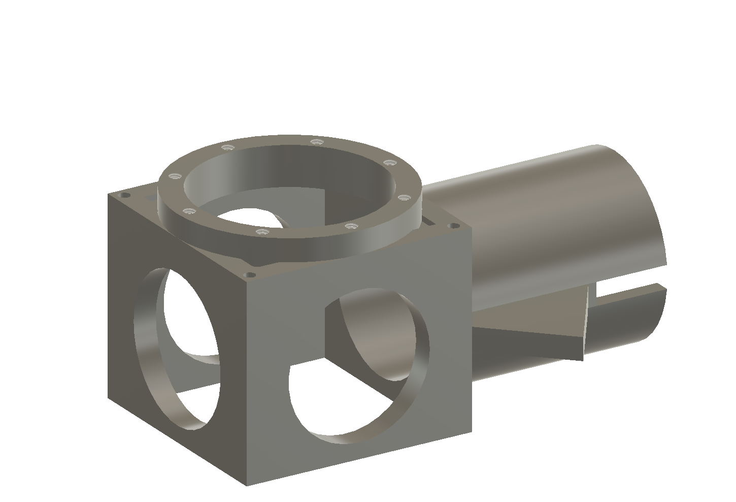 Paramagnetic liquid lens prototype base