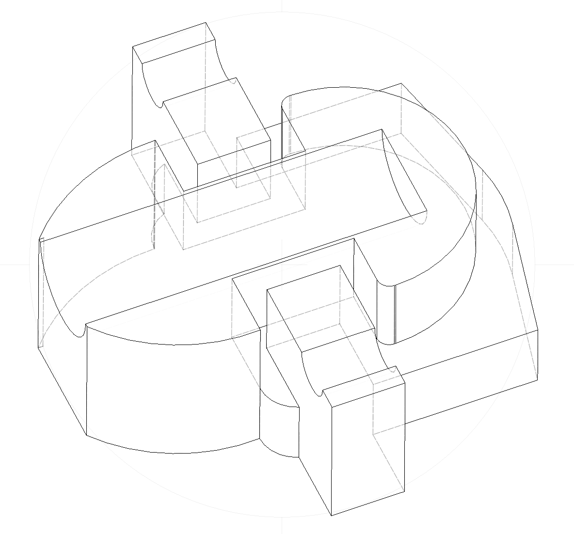 Rolling contact joint wireframe